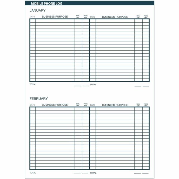 House of Doolittle Expense Log/Memo Page Monthly Planner - Image 4