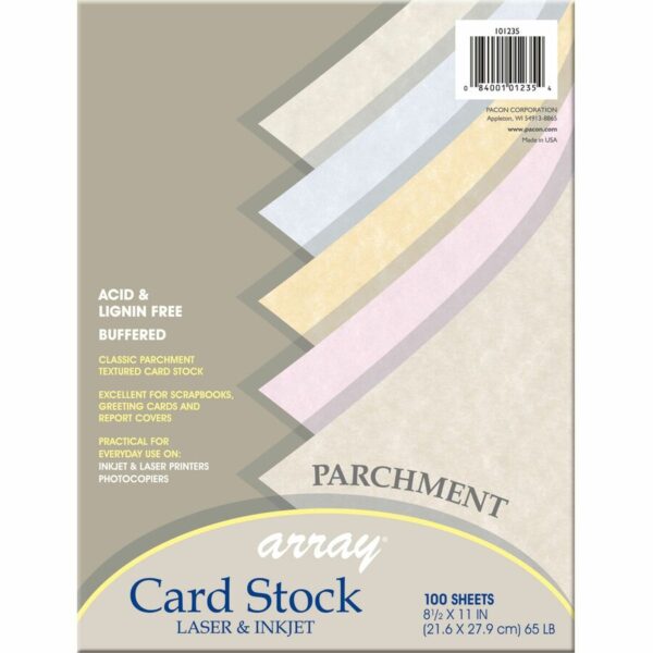 Pacon Parchment Cardstock - Assorted