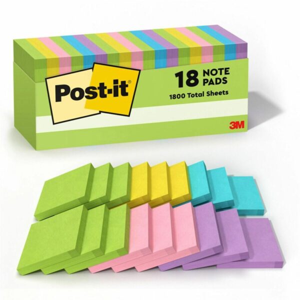 Post-it® Notes Cabinet Pack - Floral Fantasy Color Collection