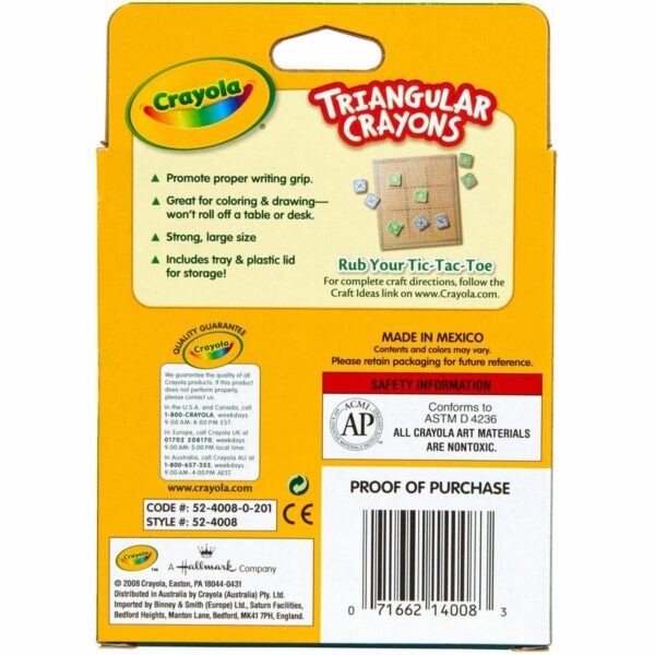 Crayola Triangular Anti-roll Crayons - Image 3