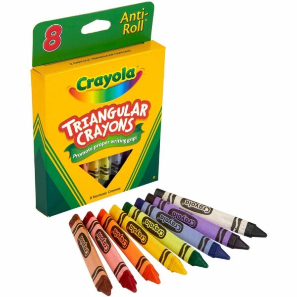 Crayola Triangular Anti-roll Crayons