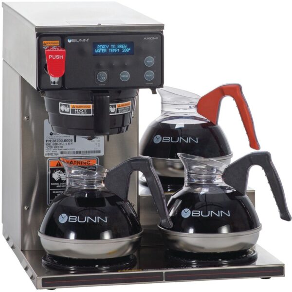 BUNN 12-cup Digital 3-Warmer Commercial Brewer