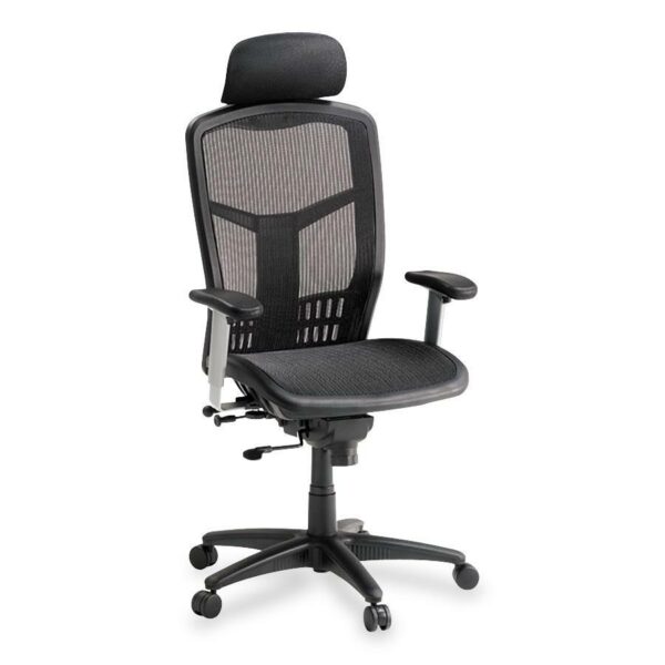 Lorell ErgoMesh Series Mesh High-Back Office Chair