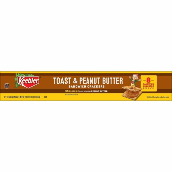 Keebler Toast and Peanut Butter Sandwich Crackers - Image 3