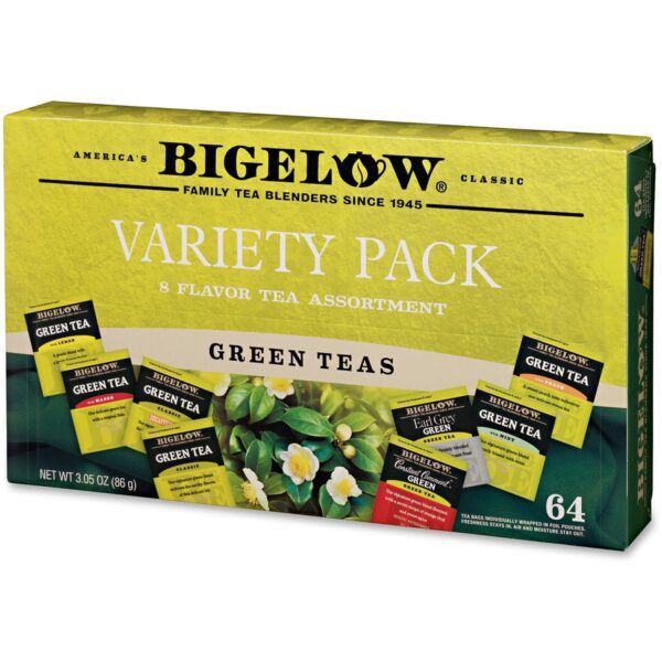 Bigelow Assorted Flavor Tray Pack Green Tea Bag - Image 2