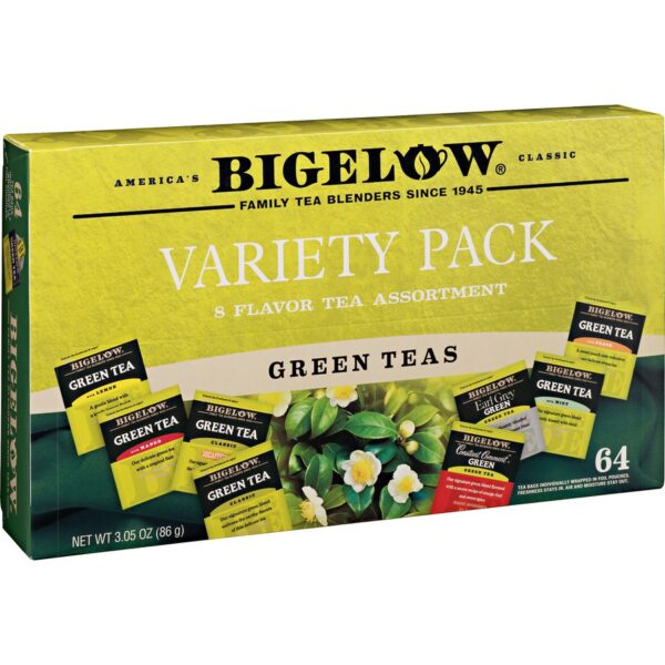 Bigelow Assorted Flavor Tray Pack Green Tea Bag - Image 3