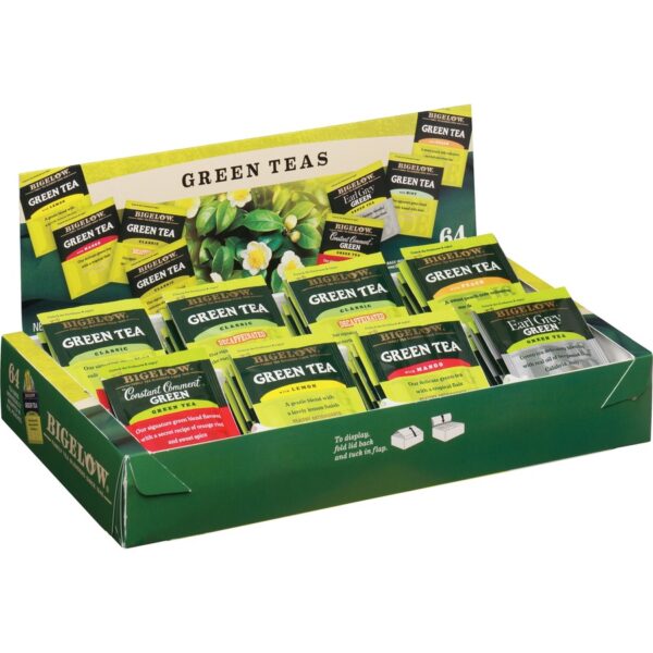 Bigelow Assorted Flavor Tray Pack Green Tea Bag