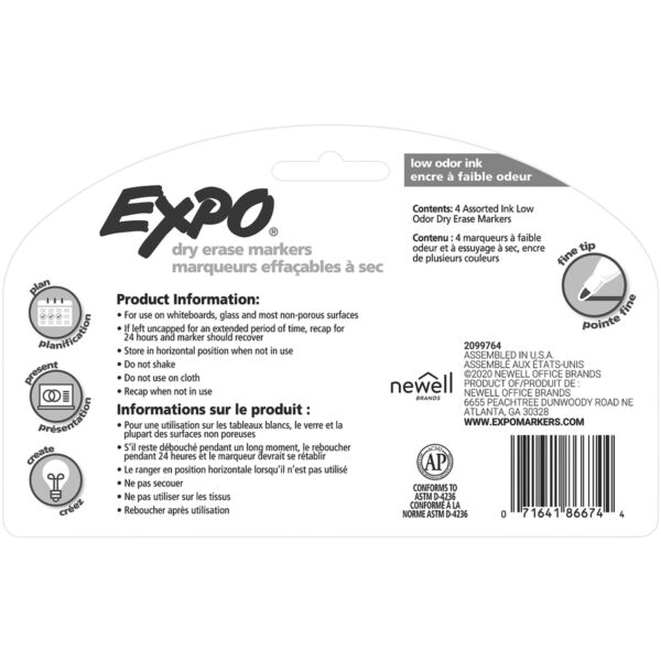 Expo Low-Odor Dry-erase Markers - Image 2