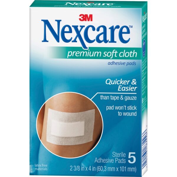 Nexcare Soft Cloth Premium Adhesive Gauze Pad - Image 2