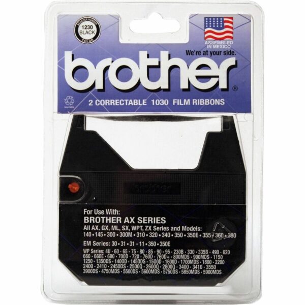 Brother Ribbon Cartridge - Black - 2 / Pack