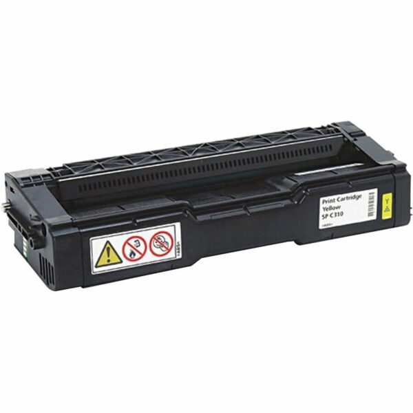 Ricoh Type SP C310HA Original High Yield Laser Toner Cartridge - Yellow - 1 Each