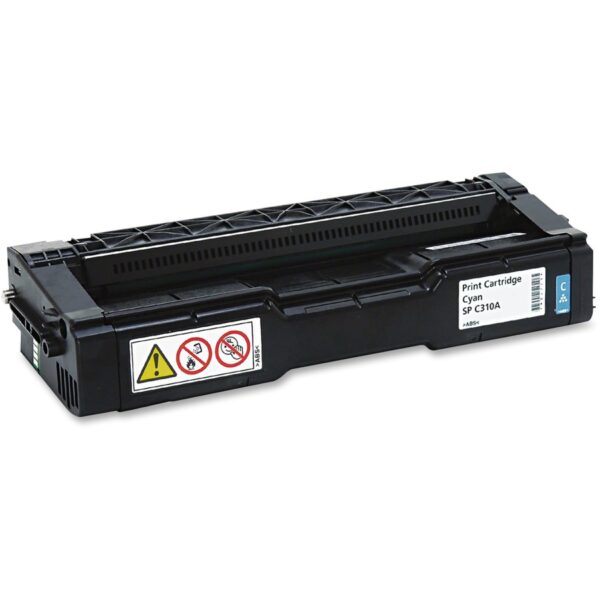 Ricoh Type SP C310A Original Laser Toner Cartridge - Cyan - 1 Each