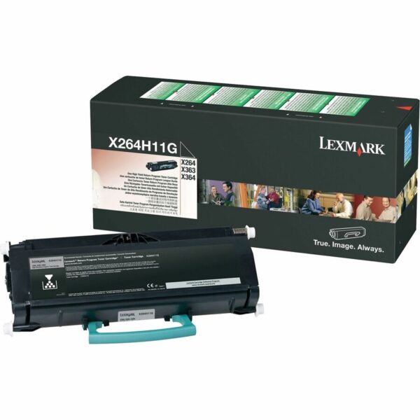 Lexmark Original Laser Toner Cartridge - Black - 1 Each