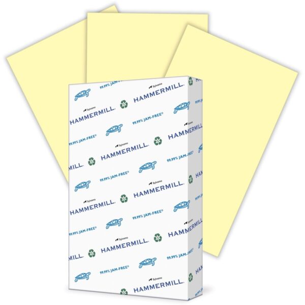 Hammermill Colors Recycled Copy Paper - Canary