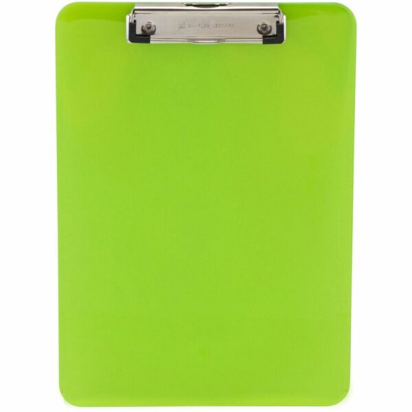 Charles Leonard Rubber Grip Plastic Clipboards