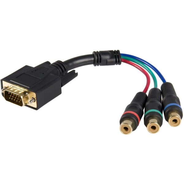 StarTech.com HD15 to Component RCA Breakout Cable Adapter - M/F