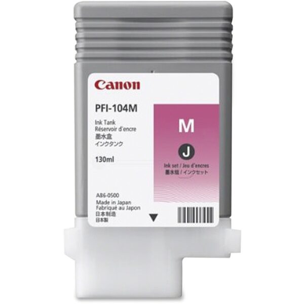 Canon PFI-104M Original Inkjet Ink Cartridge - Magenta - 1 Each