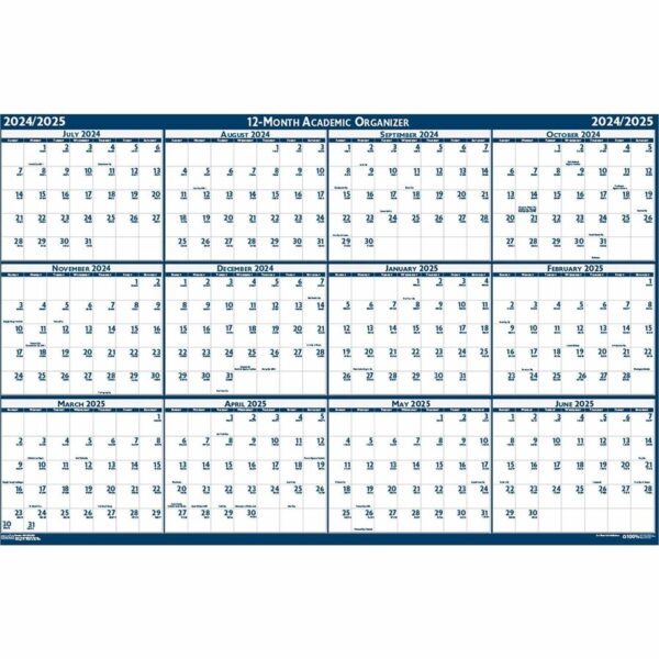 House of Doolittle Academic July-June Wall Calendar - Image 2