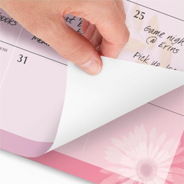 At-A-Glance Paper Flowers Monthly Desk Pad, Standard, 21 3/4" x 17" - Image 4