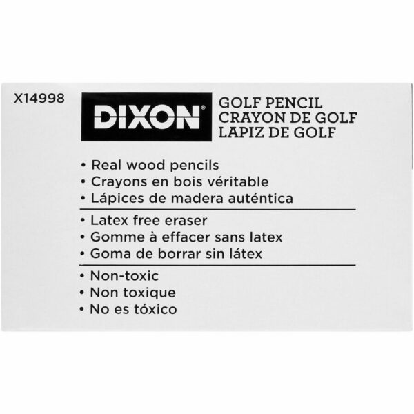 Dixon Pre-sharpened Wood Golf Pencils - Image 2