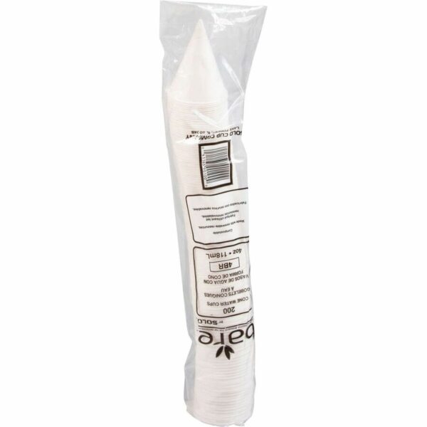 Solo Eco-Forward 4 oz Treated Paper Cone Water Cups - Image 2