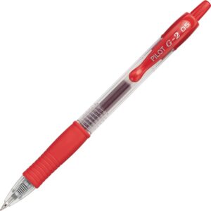 A red pen with a white tip and black ink.