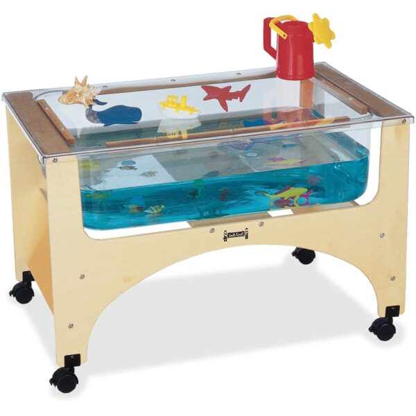 Jonti-Craft Rainbow Accents See-Thru Sensory Play Table