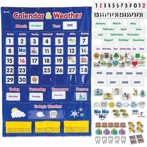 Learning Resources Calendar/Weather Pocket Chart