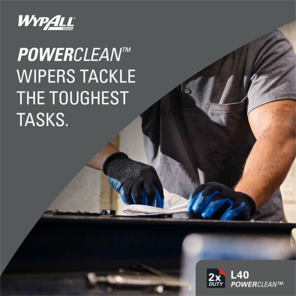 Wypall PowerClean L40 Extra Absorbent Towels - Image 7