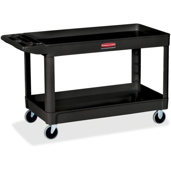 Rubbermaid Commercial 4" Casters 2-shelf Utility Cart