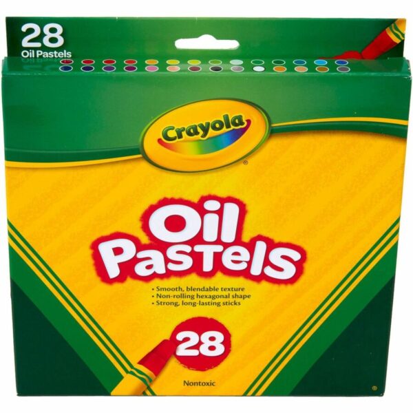 Crayola Jumbo 28 Oil Pastels - Image 2