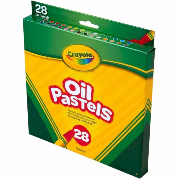 Crayola Jumbo 28 Oil Pastels - Image 3