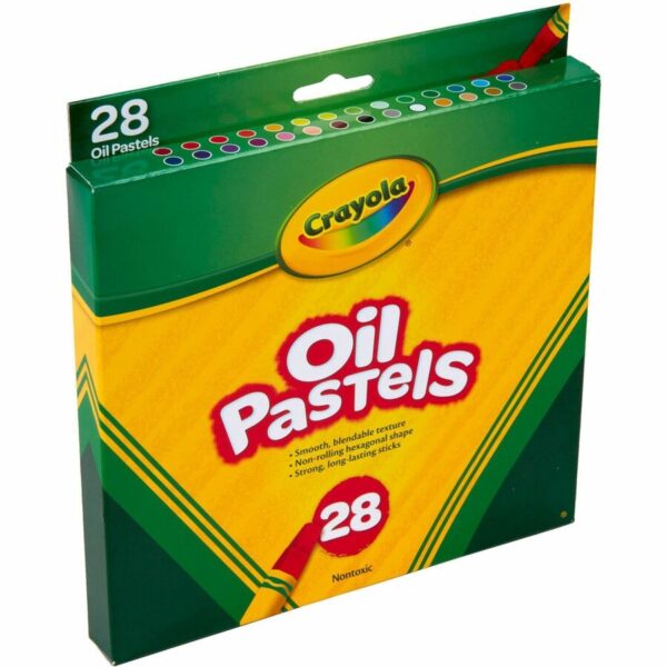 Crayola Jumbo 28 Oil Pastels - Image 4