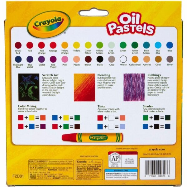 Crayola Jumbo 28 Oil Pastels - Image 5