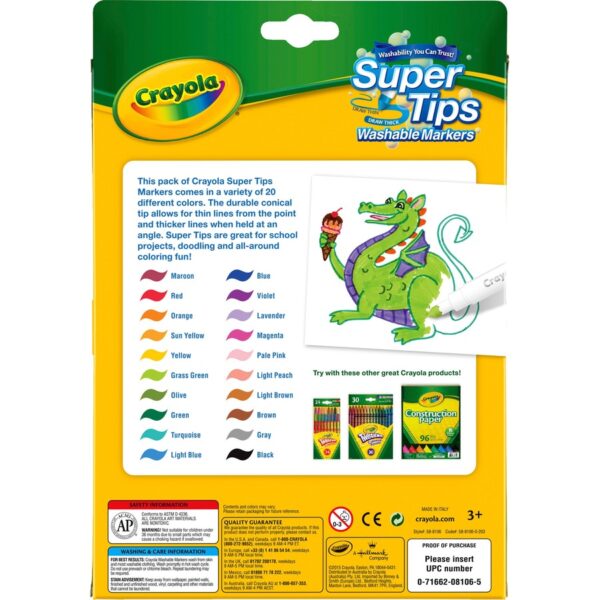 Crayola Super Tips Washable Markers - Image 3