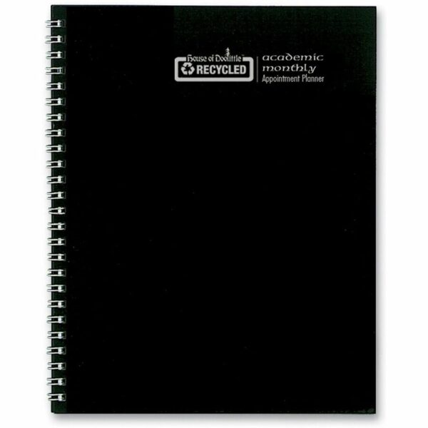 House of Doolittle Black Cover Academic Monthly Planner - Image 2