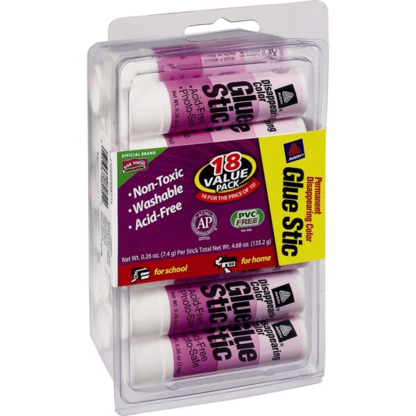 Avery® Glue Stic Disappearing Purple Color - Image 2