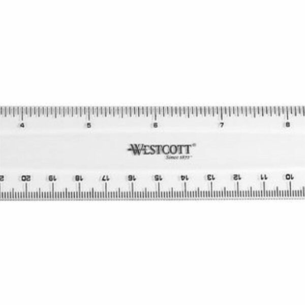 Westcott 12" Shatterproof Ruler - Image 2