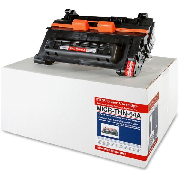 microMICR MICR Laser Toner Cartridge - Alternative for HP CC364A - Black - 1 Each