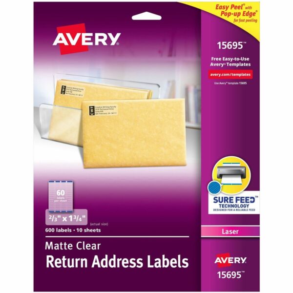 Avery Easy Peel Return Address Labels