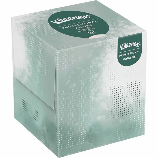 Kleenex Professional Naturals Facial Tissue Cube for Business