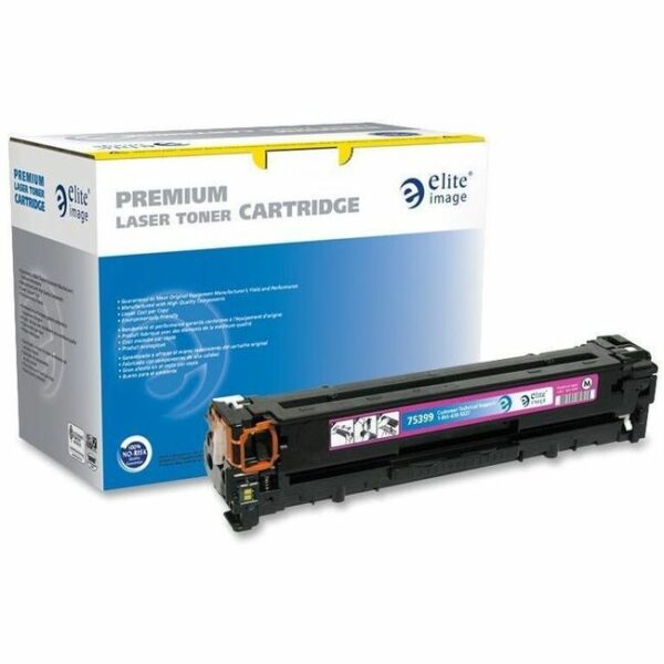 Elite Image Remanufactured Laser Toner Cartridge - Alternative for HP 125A (CB543A) - Magenta - 1 Each