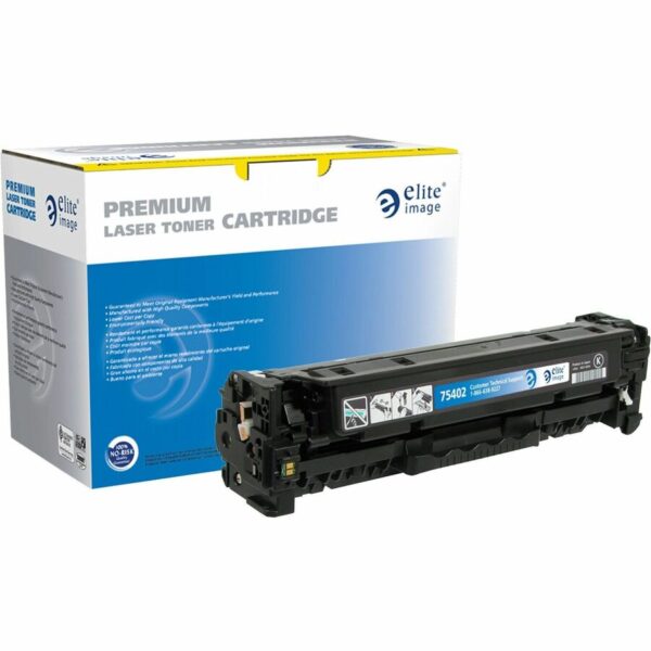 Elite Image Remanufactured Laser Toner Cartridge - Alternative for HP 304A (CC530A) - Black - 1 Each