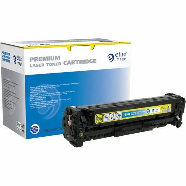 Elite Image Remanufactured Laser Toner Cartridge - Alternative for HP 304A (CC532A) - Yellow - 1 Each