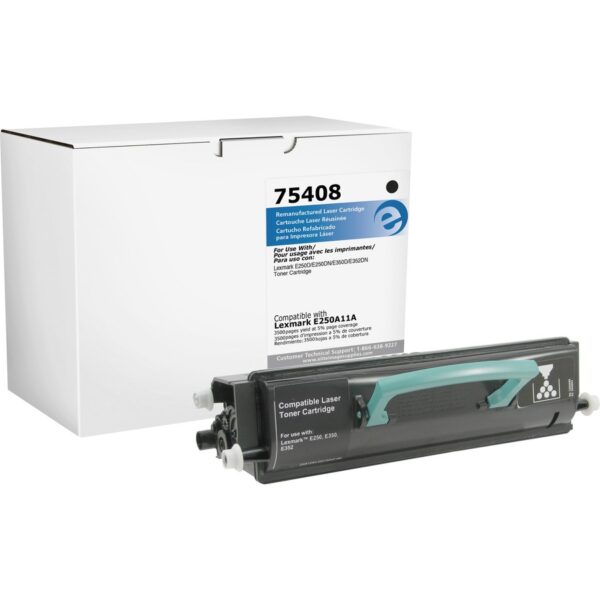 Elite Image Remanufactured Laser Toner Cartridge - Alternative for Lexmark E250A11A - Black - 1 Each