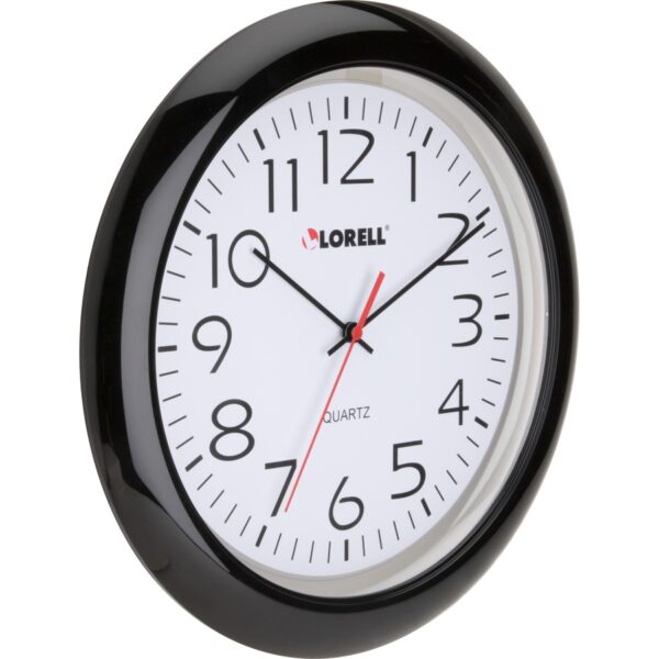 Lorell 13-1/4" Round Wall Clock - Image 2