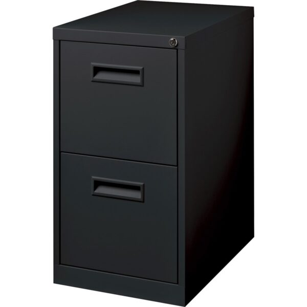 Lorell 22" File/File Mobile File Cabinet with Recessed Pull - Image 2