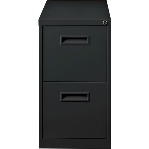 Lorell 22" File/File Mobile File Cabinet with Recessed Pull - Image 3