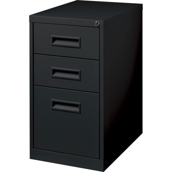 Lorell 22" Box/Box/File Mobile File Cabinet with Recessed Pull - Image 2