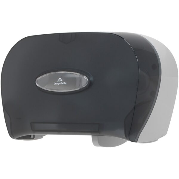 Georgia-Pacific 2-Roll Side-By-Side Standard Roll Toilet Paper Dispenser - Image 2